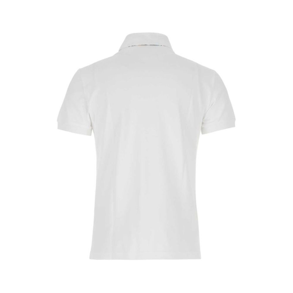 ETRO White Piquet Polo Shirt - Picture 2 of 2